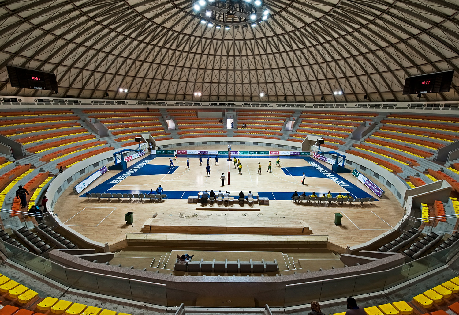 The opening ceremony of the African Basketball Championship was held at the Suliman Al Darrat Basketball Hall